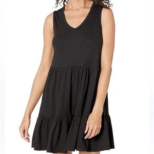 Like New Toad&Co Marley Tiered Sleeveless Dress Charcoal Size Small